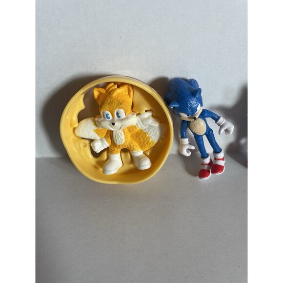Lot Of 6 Mini Action Figures Sonic - Picture 2 of 10